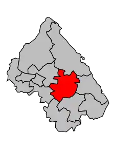 Cantonul La Tour-du-Pin în cadrul arondismentului