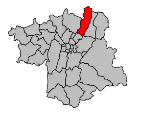 Cantonul Le Touvet în cadrul arondismentului