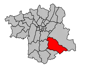 Cantonul Valbonnais în cadrul arondismentului