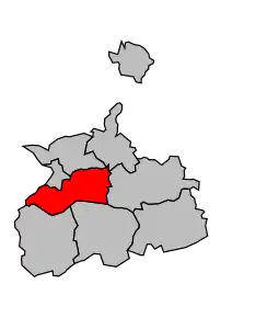 Cantonul Vienne-Sud în cadrul arondismentului