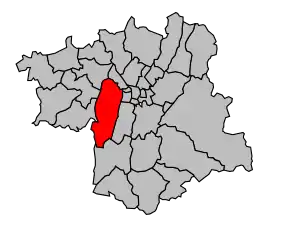 Cantonul Villard-de-Lans în cadrul arondismentului