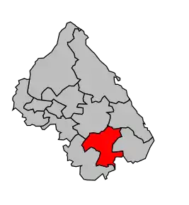 Cantonul Virieu în cadrul arondismentului