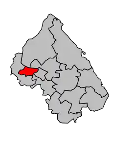 Cantonul L'Isle-d'Abeau în cadrul arondismentului