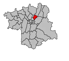 Cantonul Saint-Ismier în cadrul arondismentului