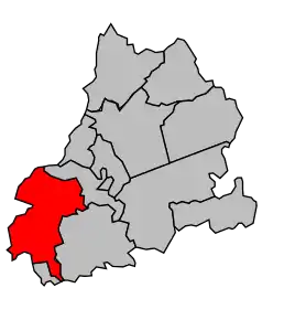 Cantonul Chemin în cadrul arondismentului