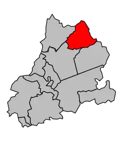 Cantonul Gendrey în cadrul arondismentului