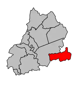 Cantonul Villers-Farlay în cadrul arondismentului