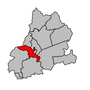 Cantonul Dole-Sud-Ouest în cadrul arondismentului