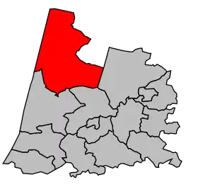 Cantonul Castets în cadrul arondismentului