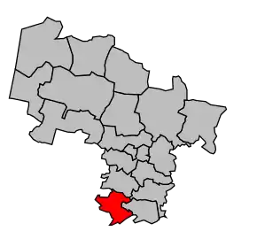 Cantonul Hagetmau în cadrul arondismentului