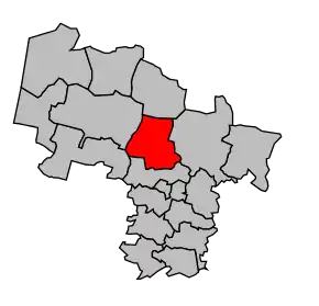 Cantonul Labrit în cadrul arondismentului