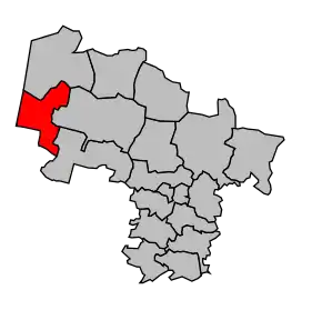 Cantonul Mimizan în cadrul arondismentului