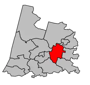 Cantonul Montfort-en-Chalosse în cadrul arondismentului