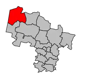 Cantonul Parentis-en-Born în cadrul arondismentului