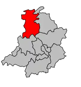 Cantonul Mondoubleau în cadrul arondismentului