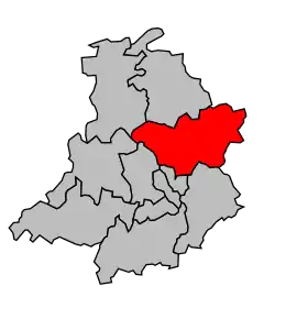 Cantonul Morée în cadrul arondismentului