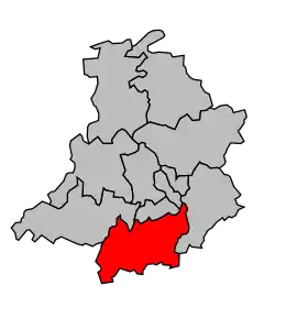 Cantonul Saint-Amand-Longpré în cadrul arondismentului