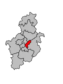 Cantonul Vineuil în cadrul arondismentului