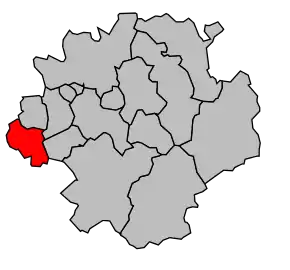 Cantonul Firminy în cadrul arondismentului