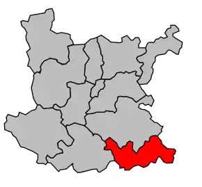 Cantonul Néronde în cadrul arondismentului