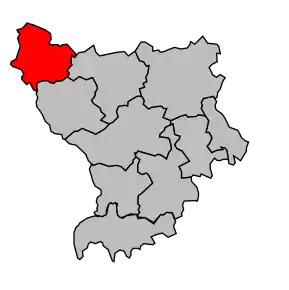 Cantonul Noirétable în cadrul arondismentului