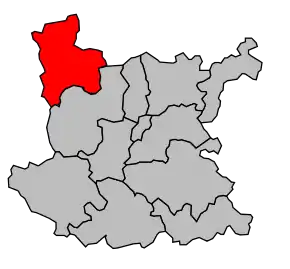 Cantonul La Pacaudière în cadrul arondismentului