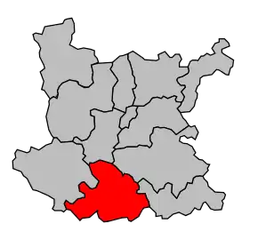 Cantonul Saint-Germain-Laval în cadrul arondismentului