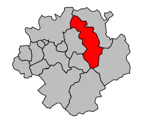 Cantonul La Grand-Croix în cadrul arondismentului