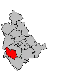 Cantonul Cayres în cadrul arondismentului