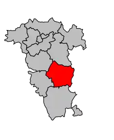 Cantonul Langeac în cadrul arondismentului