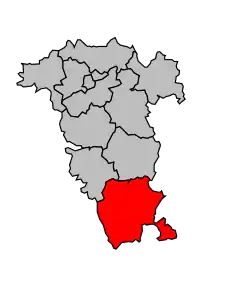 Cantonul Saugues în cadrul arondismentului