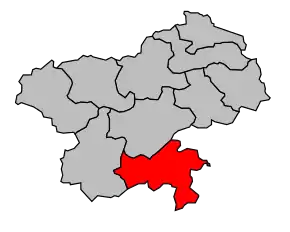 Cantonul Nort-sur-Erdre în cadrul arondismentului