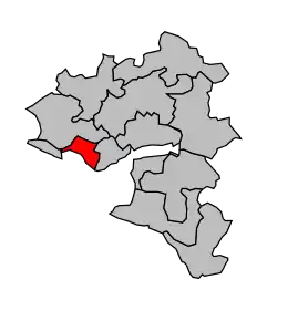 Cantonul La Baule-Escoublac în cadrul arondismentului