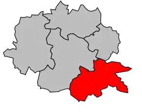 Cantonul Beaune-la-Rolande în cadrul arondismentului