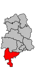 Cantonul Cajarc în cadrul arondismentului