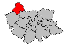 Cantonul Cazals în cadrul arondismentului