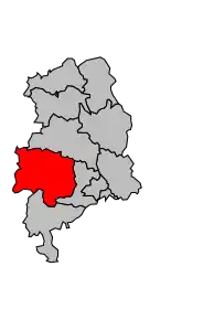 Cantonul Livernon în cadrul arondismentului