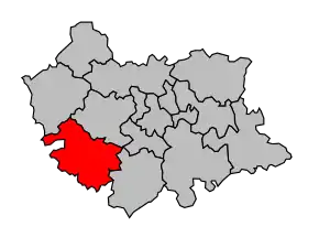 Cantonul Montcuq în cadrul arondismentului