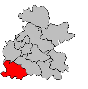 Cantonul Bouglon în cadrul arondismentului