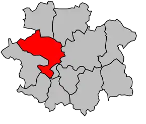 Cantonul Cancon în cadrul arondismentului