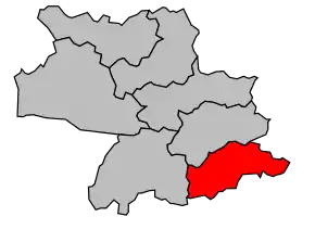 Cantonul Francescas în cadrul arondismentului