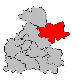 Cantonul Lauzun în cadrul arondismentului