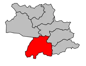 Cantonul Mézin în cadrul arondismentului