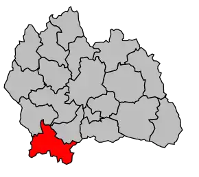 Cantonul La Canourgue în cadrul arondismentului