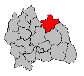 Cantonul Grandrieu în cadrul arondismentului