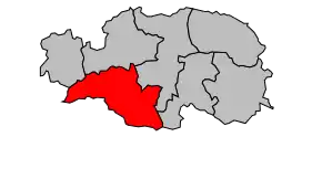 Cantonul Meyrueis în cadrul arondismentului