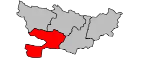 Cantonul Candé în cadrul arondismentului