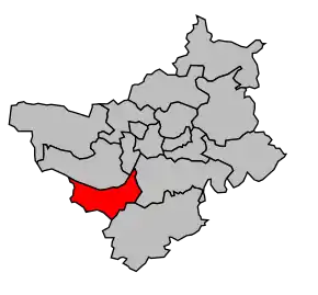 Cantonul Chalonnes-sur-Loire în cadrul arondismentului