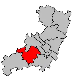 Cantonul Doué-la-Fontaine în cadrul arondismentului