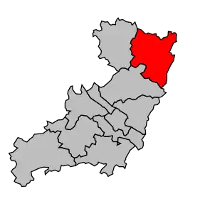 Cantonul Noyant în cadrul arondismentului